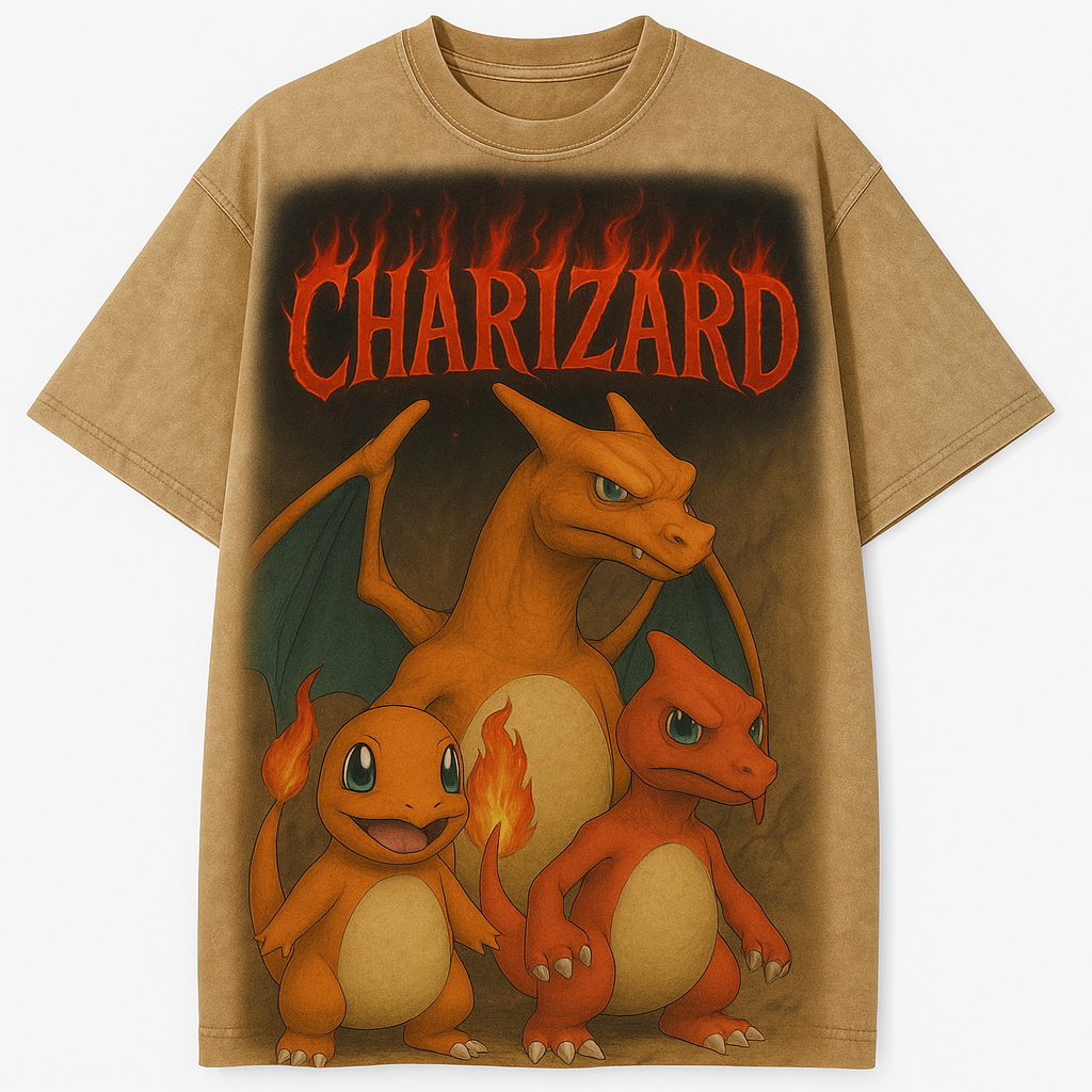Charizard Evo Graphic Tee shirt
