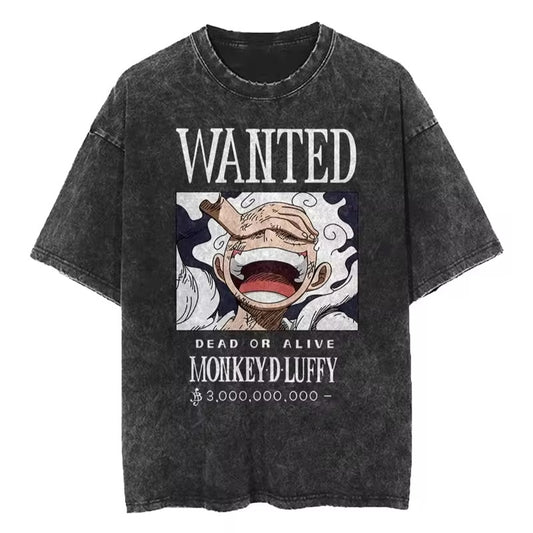 Gear 5 Luffy Wanted Tee Shirt